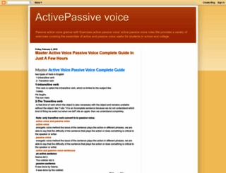 activeandpassivevoic3.blogspot.com screenshot