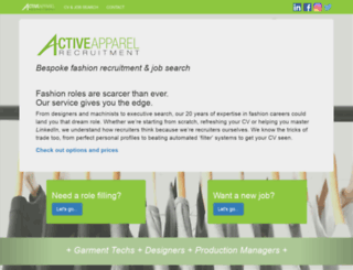 activeapparelrecruitment.com screenshot