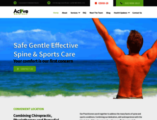 activebackcare.com.au screenshot