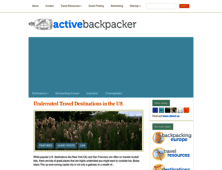 activebackpacker.com screenshot