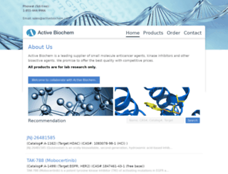 activebiochem.com screenshot