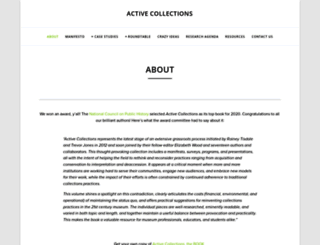 activecollections.org screenshot