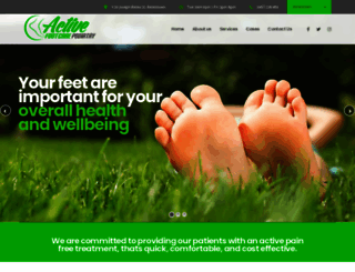 activefootcare.com.au screenshot