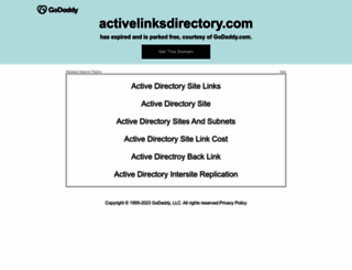 activelinksdirectory.com screenshot