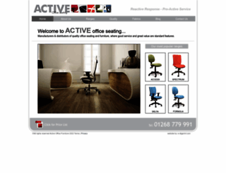activeofficeseating.com screenshot