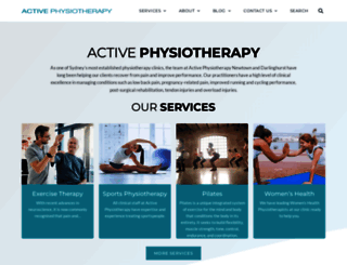activephysiotherapy.net.au screenshot