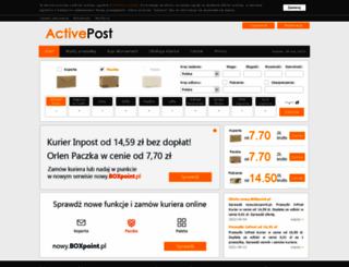 activepost.pl screenshot