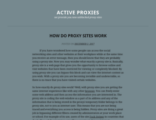 activeproxies.org screenshot