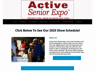 activeseniorexpo.net screenshot
