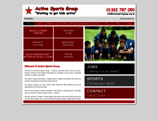 activesportsgroup.org.uk screenshot