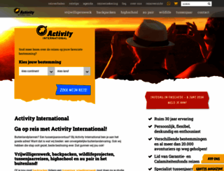 activityinternational.nl screenshot