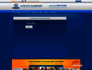activitypassport.co.uk screenshot