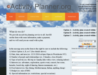activityplanner.org screenshot