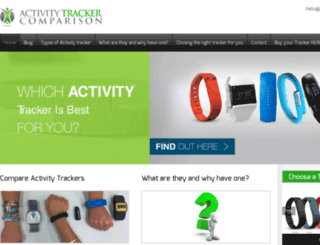 activitytrackercomparison.com screenshot