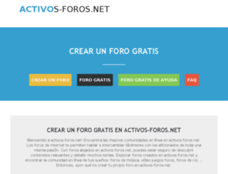 activos-foros.net screenshot
