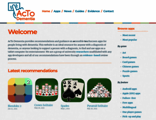 actodementia.com screenshot