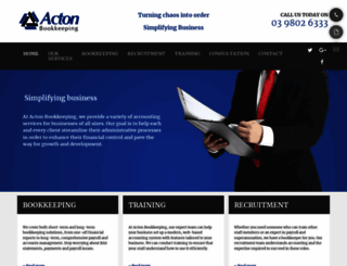 actonbookkeeping.com.au screenshot
