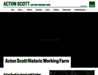 actonscottmuseum.com screenshot