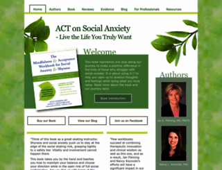 actonsocialanxiety.com screenshot