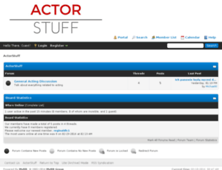 actorstuff.com screenshot
