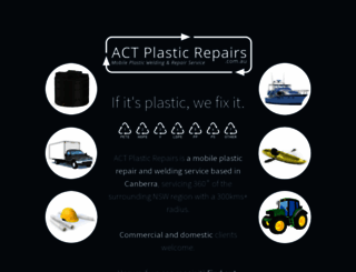 actplasticrepairs.com.au screenshot