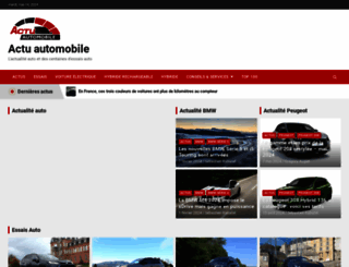 actu-automobile.com screenshot
