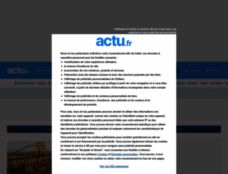 actu.fr screenshot