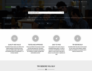 actual4test.com screenshot