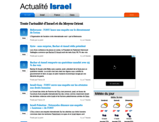 actualite-israel.com screenshot