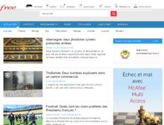 actualites.portail.free.fr screenshot
