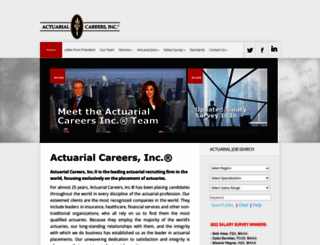 actuarialcareers.com screenshot
