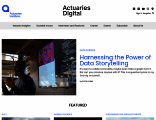 actuaries.digital screenshot