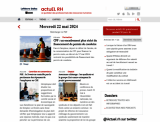 actuel-rh.fr screenshot