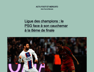actufoot.fr screenshot