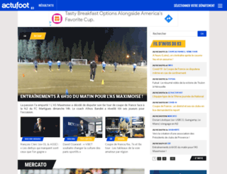 actufoot83.com screenshot