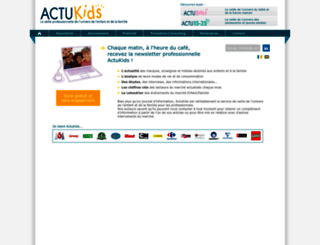 actukids.fr screenshot