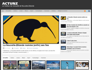 actunz.fr screenshot