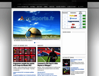 actusports.fr screenshot