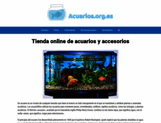 acuarios.org.es screenshot