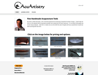 acuartistry.com screenshot