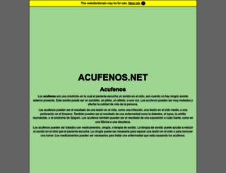 acufenos.net screenshot
