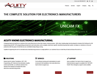acuityelectronics.com screenshot
