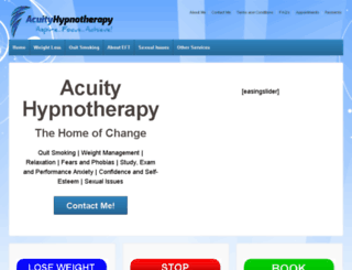 acuityhypnotherapy.com screenshot
