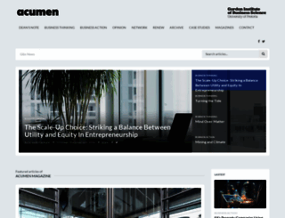 acumenmagazine.co.za screenshot