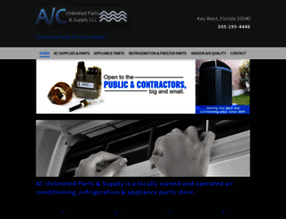 acunlimitedparts.com screenshot
