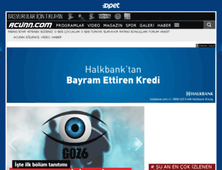 acunn.com.tr screenshot