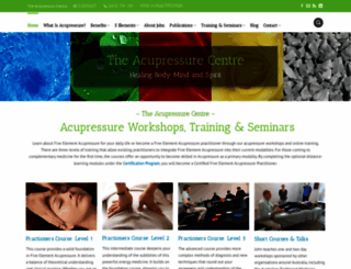 acupressure.com.au screenshot