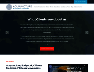 acupuncturebodywork.co.uk screenshot