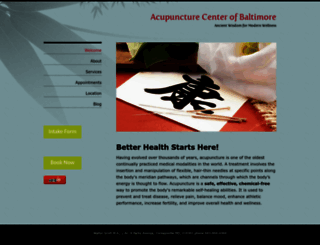 acupuncturecenterofbaltimore.com screenshot