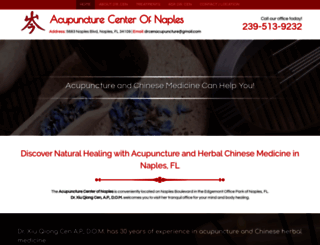 acupuncturecenterofnaples.com screenshot